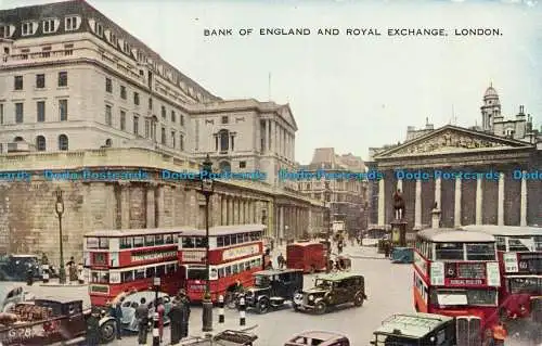 R079592 Bank of England und Royal Exchange. London