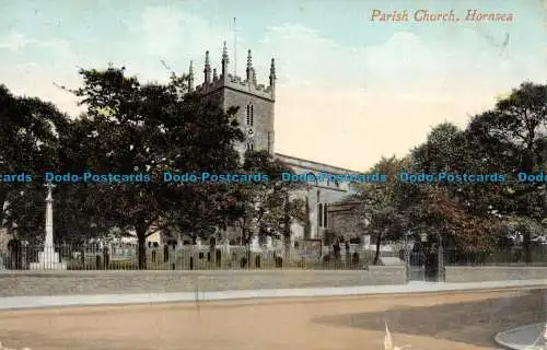 R079224 Pfarrkirche. Hornsea. Valentinstag. 1910