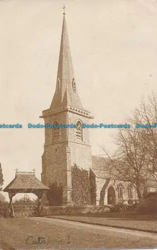 R079236 Alte Postkarte. Kirche. 1921