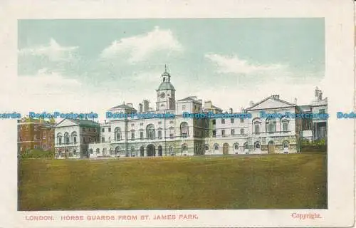 R079631 London. Horse Guards aus St. James Park