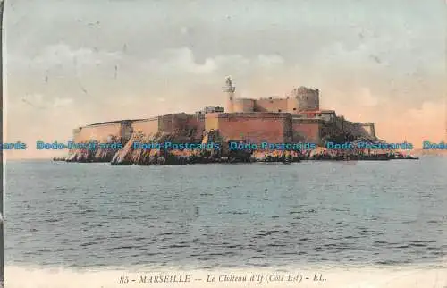 R079283 Marseille. Das Schloss dItj an der Ostküste. EL. 1911