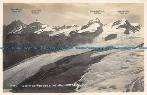 R080139 Findelenet-Gletscher Mischabel. Societe Graphique Neuenburg