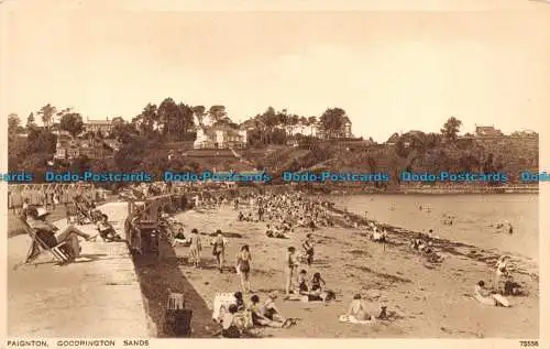 R079713 Paignton. Goodrington Sands. Photochrom