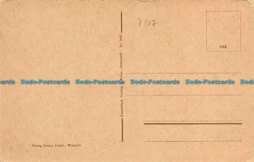 R080175 Wimpfen am Berg. Arkaden der Kaiserpfalx. Neckseite. Emma Frank. Nein. 9