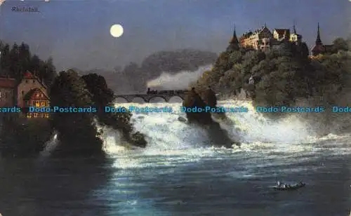 R079742 Rheinfall mit Schloss Laufen. Nein. 23. L. Bleulers Erben