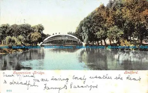 R080200 Hängebrücke. Bedford. 1904