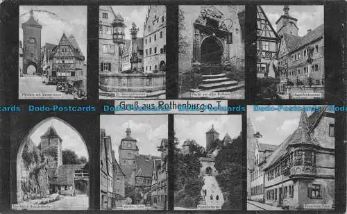 R079774 Rothenburg o. T. Cramerg Kunststätte Dortmund. Multi View