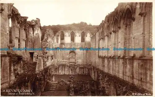 R080682 18. Rievaulx Abbey. Innenraum des Bruder-Looks N.H.M. Baubüro