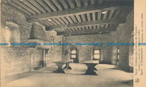 R079838 Gent. Schloss der Grafen von Flandern. Schlafzimmer der Souveräne. N