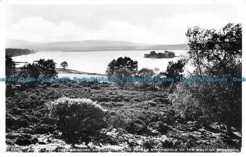 R080311 Loch an Dorbh und Schloss. Die ehemalige Wolfsfestung von Badenoch.