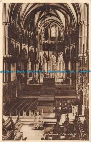 R079882 Kathedrale von Canterbury. Chor East. M und L. National Series. 1947