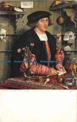 R080383 Porträt von George Gisze. Holbein. Berlin. Misch. Galerien der Welten. Seriös