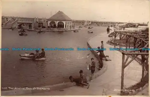 R080801 1297. Das Bootspool. Gt. Yarmouth. Donlion Serie. 1934