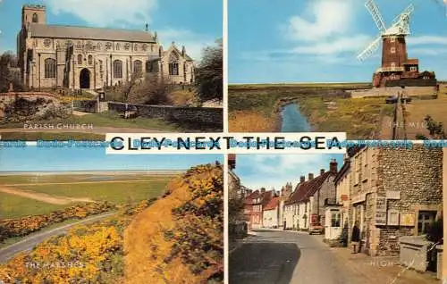 R081602 Cley Next The Sea. Lachs. 1978. Multi View