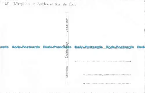 R080431 LArpille s. la Forelaz und Aig. der Tour. Darbellay