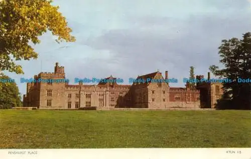 R081611 Penshurst Place. Jarrold. Cotman Farbe