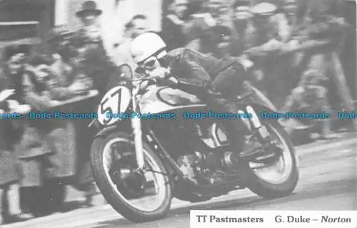 R081644 TT Pastmasters. G. Duke. Norton