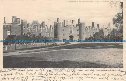 R080503 Hampton Court. S. Hildesheimer. 1910