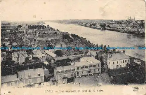 R082195 Block. Gesamtansicht flussabwärts der Loire