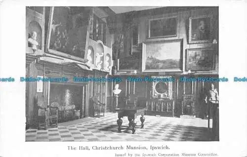 R080595 Die Halle. Christchurch Mansion. Ipswich. Ipswich Corporation Museum Comm