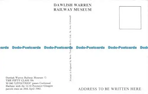 R082296 Dawlish Warren Railway Museum. Der Leviathanpass der Fifty Class 50s 50 040