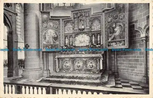 R081083 Ypern. Kathedrale St. Martin. Altar von N.D. von Tuine. Schirmherr der Vi