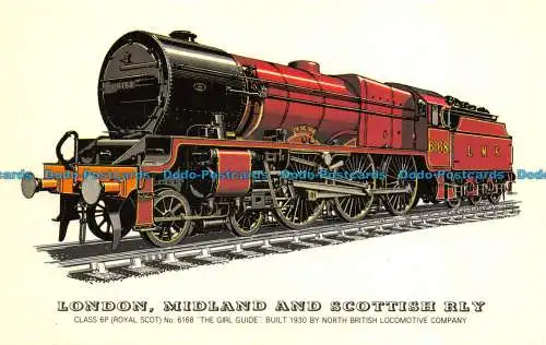 R082333 London. Midland und Scottish Rly. Klasse 6P Nr. 6168 The Girl Guide