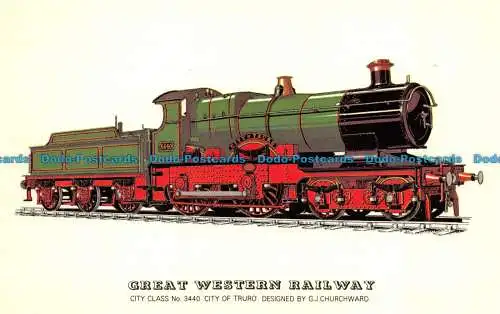 R082338 Great Western Railway. City Class Nr. 3440 City of Truro