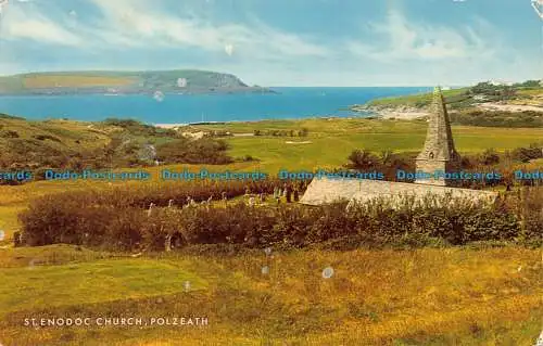 R082408 Kirche St. Enodoc. Polzeath. Lachs. 1975