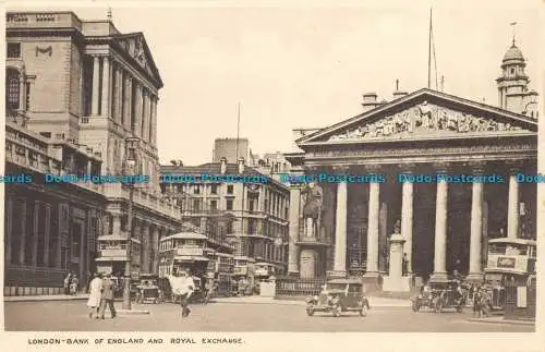 R081208 London. Bank of England und Royal Exchange