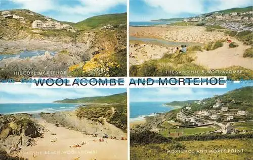 R082454 Woolacombe und Mortehoe. Multi-View. Lachs. 1979