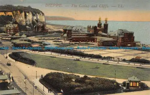 R081287 Dieppe. Das Casino und die Klippen. LL