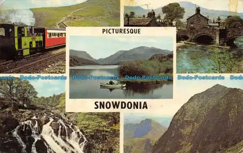 R082983 Malerische Snowdonia. Multi-View. 1972