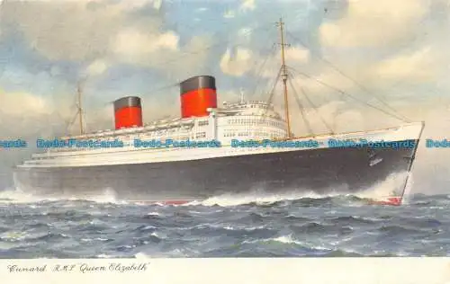 R081332 Cunard R.M.S. Queen Elizabeth. B. 468