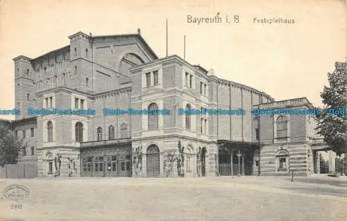 R081340 Bayreuth I. B. Festspielhaus