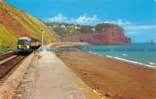 R082104 Pfarr- und Schreiberfelsen. Teignmouth. 1970