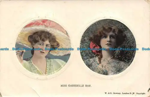 R084002 Miss Gabrielle Ray. W. und D. Downey. Philco. 1908