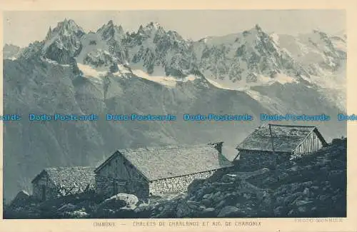 R084012 Chamonix. Chalets in Charlanoz und Aig. von Chamonix. Monnier