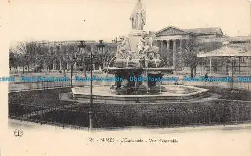 R084027 Nimes. L Esplanade. Übersicht. Nr. 1180