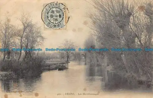 R084040 Amiens. Die Hortillonnages. L. Garon. Nr. 402. 1906