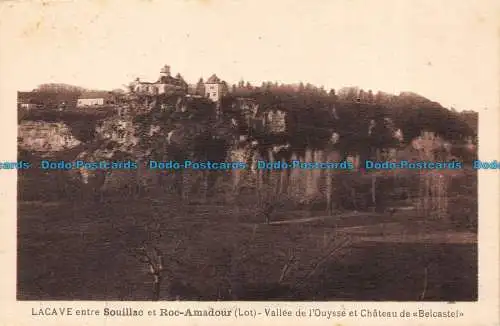 R084044 Schnitzerei zwischen Souillac und Roc Amadour. Vallee de l Ouysse und Chateau de B