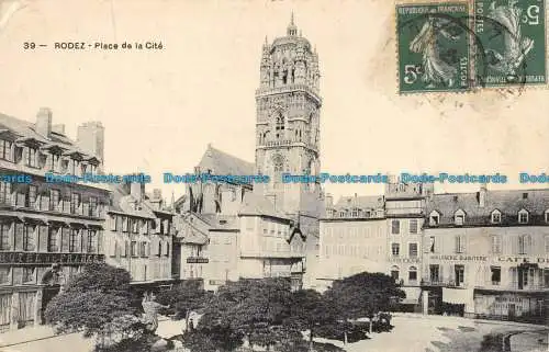 R084074 Rodez. Place de la Cite. Nr. 39. 1911