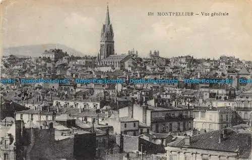 R084115 Montpellier. Allgemeine Ansicht. Nr. 621. 1919