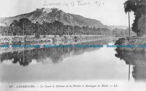 R084131 Cherbourg. Der Rückhaltekanal der Göttin und der Berg der Rolle. LL. N