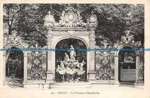 R084185 Nancy. Der Amphitritbrunnen. V. Roeder. Nr. 451