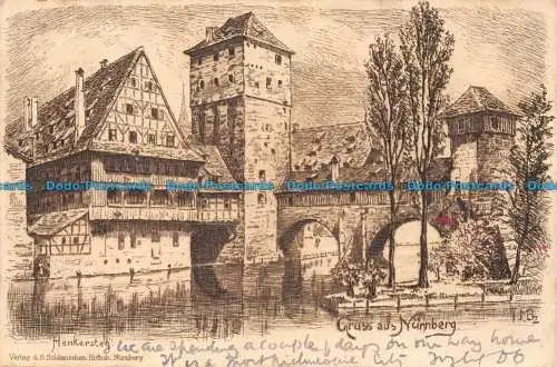 R084380 Gruss aus Nürnberg. Henkersteg. 1903