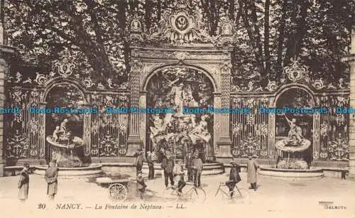 R084222 Nancy. Der Neptunbrunnen. LL. Nr. 20