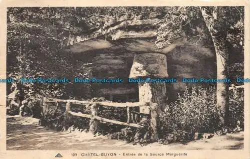 R084232 Chatel Guyon. Eingang der Marguerite-Quelle. Nr. 109. 1934