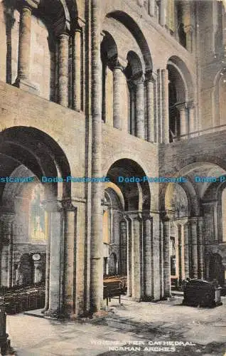 R084443 Kathedrale von Winchester. Norman Arches. 1914