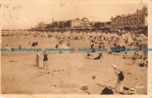 R084956 Arcachon. Der Strand. Yvon